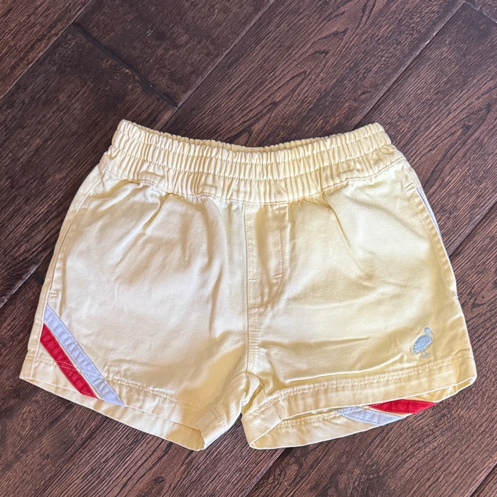 The Beaufort Bonnet Company Yellow Shorts with Red and White Trim